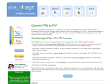 Tablet Screenshot of convert-html-to-pdf.com